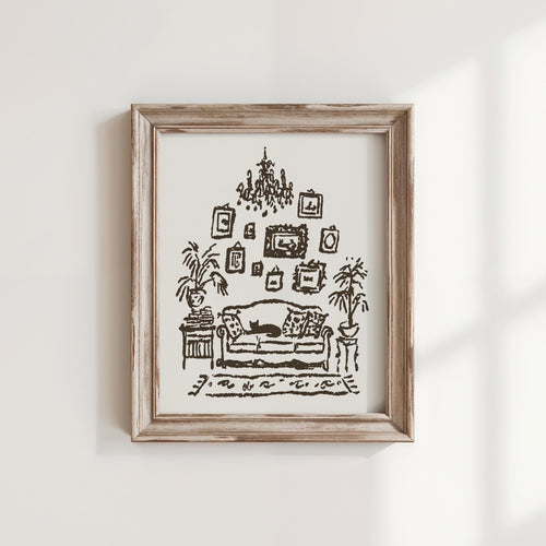 The Cat Art Print