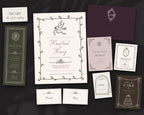 Floral Wedding Invitation & Sign Builder Kit, the whole wedding