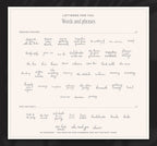 Regal Wedding Invitation & Sign Builder Kit, words and phrases