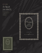 Cocktail Menu Builder Kit, up close