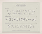 Bachelorette Invitation & Sign Builder Kit, months and numbers