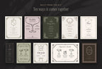 Cocktail Menu Builder Kit, built from the kit