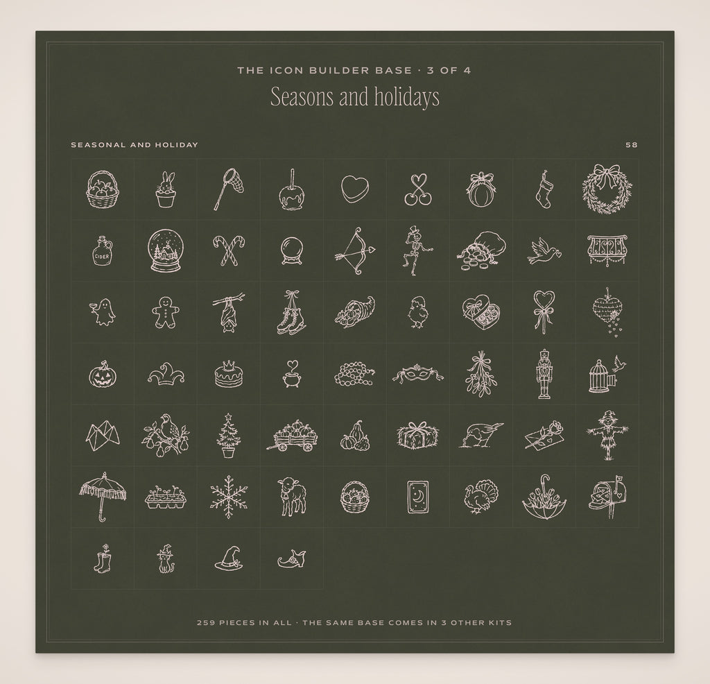 Wedding Timeline Builder Kit, icon base 3
