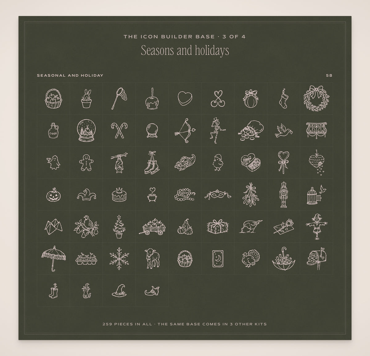 Wedding Timeline Builder Kit, icon base 3