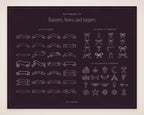 Wedding Crest & Logo Builder Kit, banners, bows, and toppers