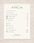 Wedding Map Builder Kit, everything inside