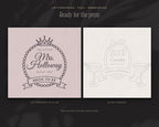 Bachelorette Crest & Logo Builder Kit, ready for the press