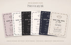 Bachelorette Invitation & Sign Builder Kit, any ink