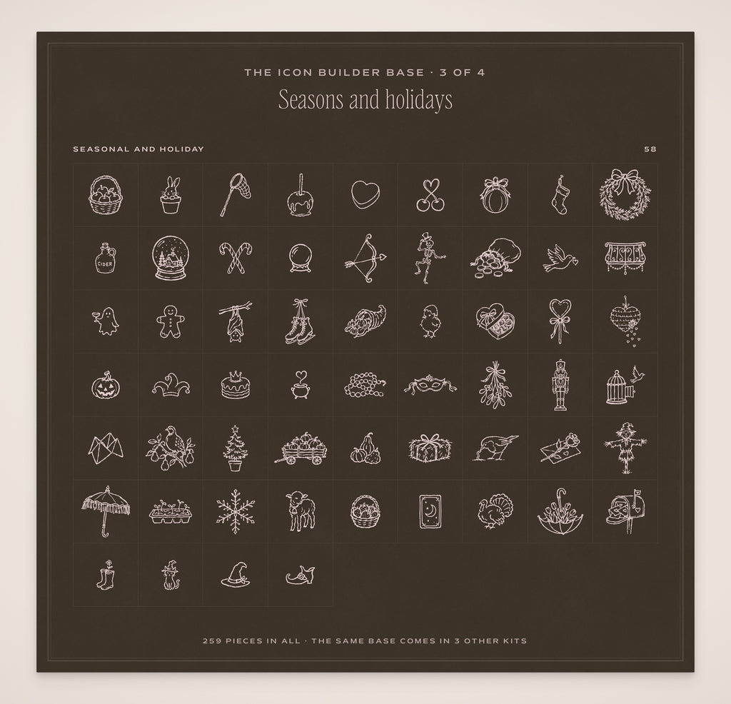 Wedding Map Builder Kit, icon base 3