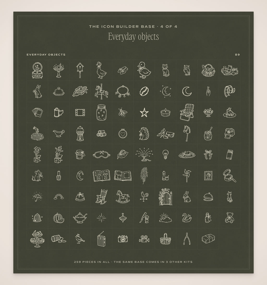 Wedding Timeline Builder Kit, icon base 4