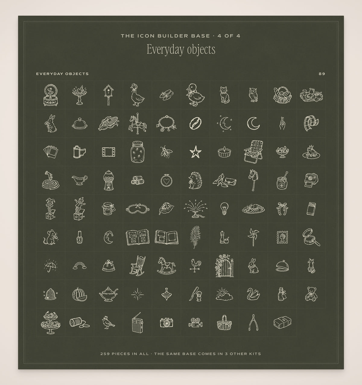 Wedding Timeline Builder Kit, icon base 4