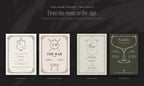 Cocktail Menu Builder Kit, the same pieces two ways