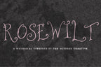 Rosewilt Font