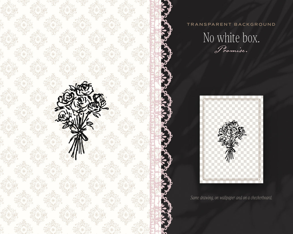 A Decadent Valentine Doodle Pack, no white box