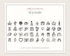 A Decadent Valentine Doodle Pack, everything in the set