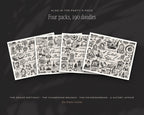 A Gatsby Affair Doodle Pack, also in the bundle