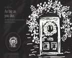 A Victorian Christmas Doodle Pack, up close