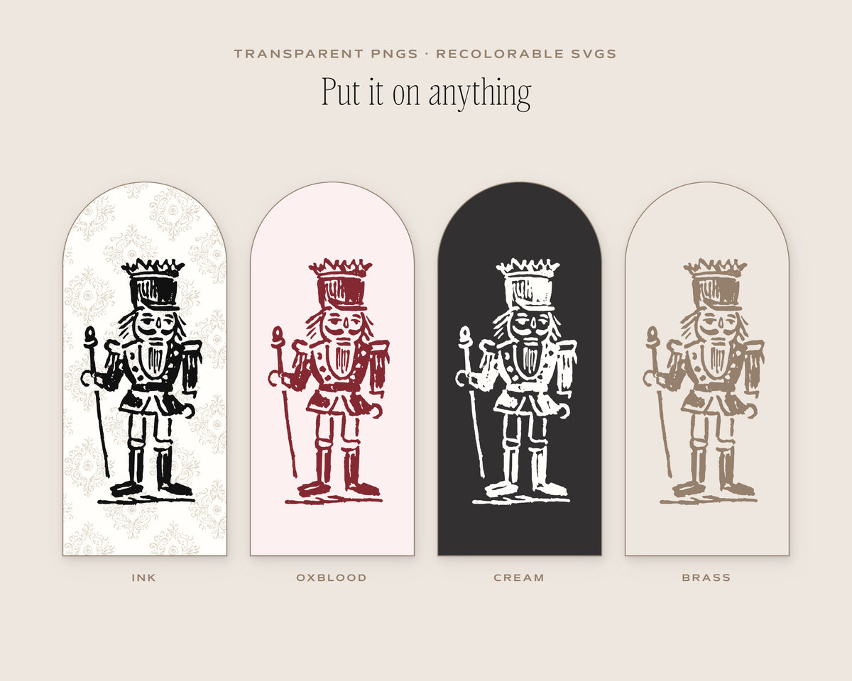 A Victorian Christmas Doodle Pack, put it on anything