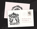 A Victorian Christmas Doodle Pack, postcard