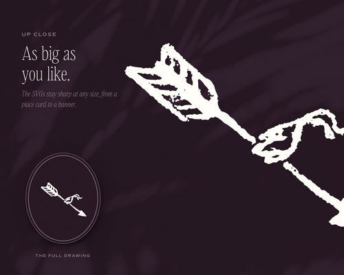 Arrow Design Assets, up close