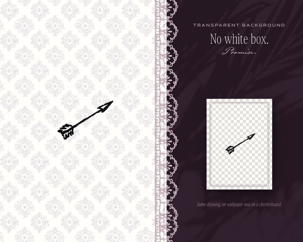 Arrow Design Assets, no white box
