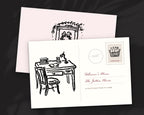 At Home Doodle Pack, postcard
