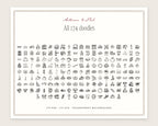Autumn 4-Pack Doodle Bundle, everything in the set
