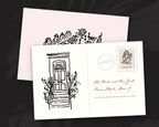 Bachelorette 4-Pack Doodle Bundle, postcard