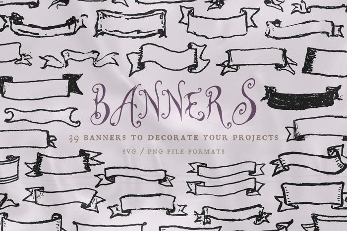 Ribbon Banner Design Assets