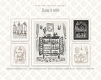 Bar Cabinet Art Print, hang it with
