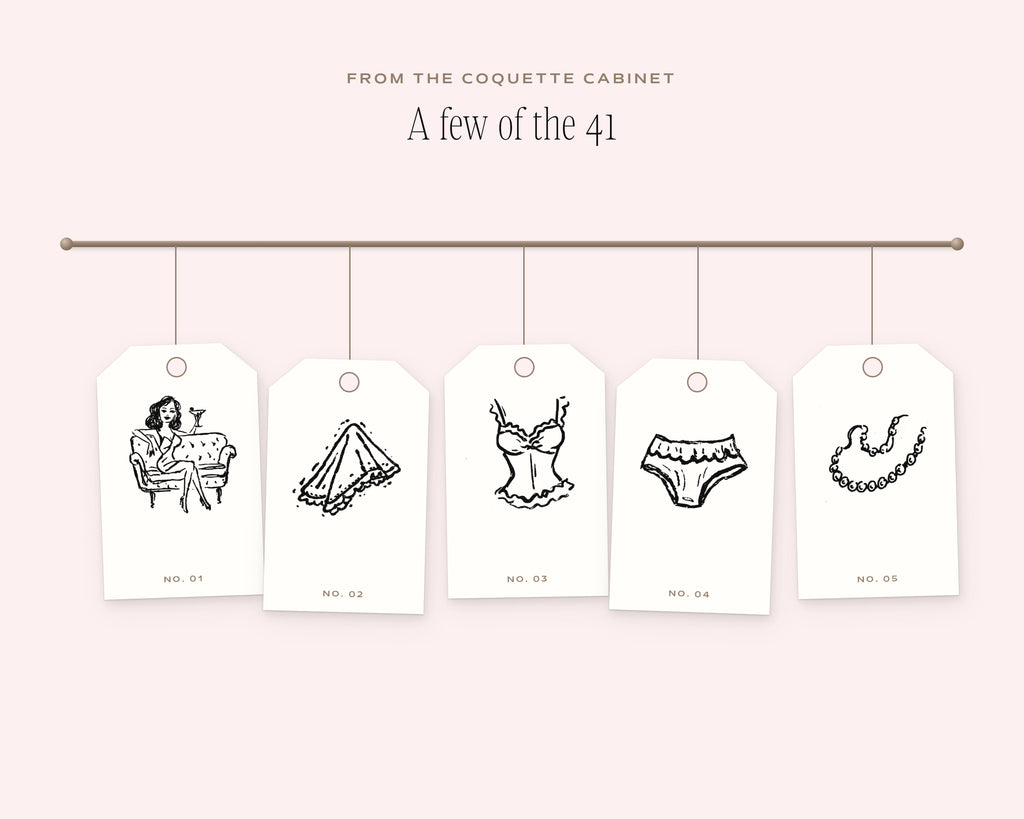 Boudoir Doodle Pack, on the rail