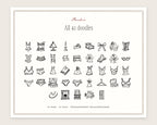 Boudoir Doodle Pack, everything in the set
