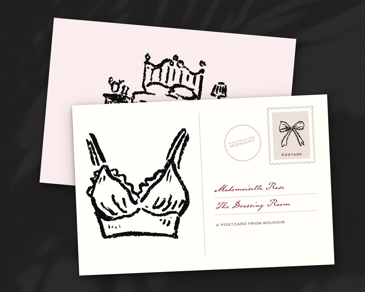 Boudoir Doodle Pack, postcard