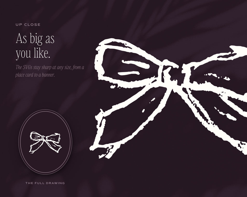 Bow Design Assets, up close