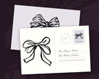 Bow Design Assets, postcard