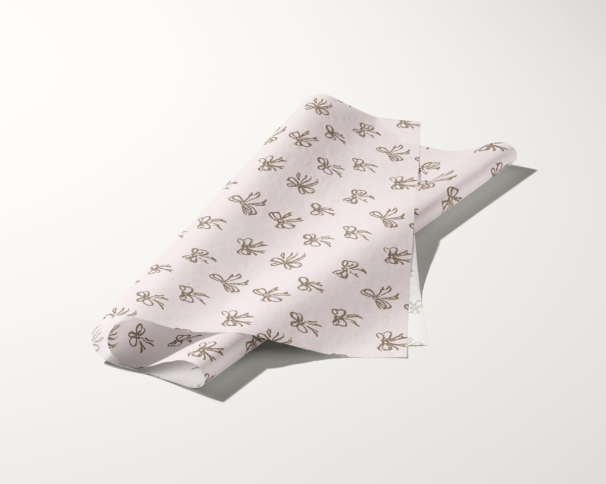 Bows & Ribbons Seamless Pattern Bundle, tissue paper