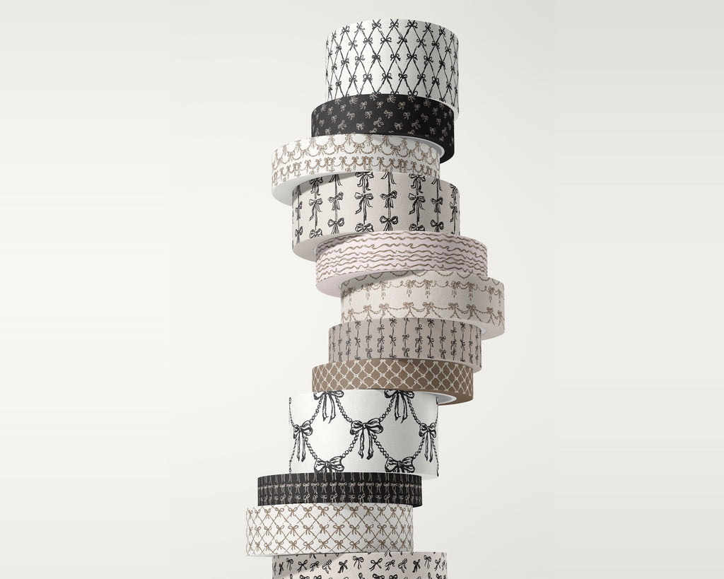 Bows & Ribbons Seamless Pattern Bundle, packaging tape