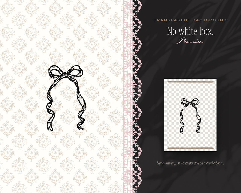 Bows Doodle Pack, no white box