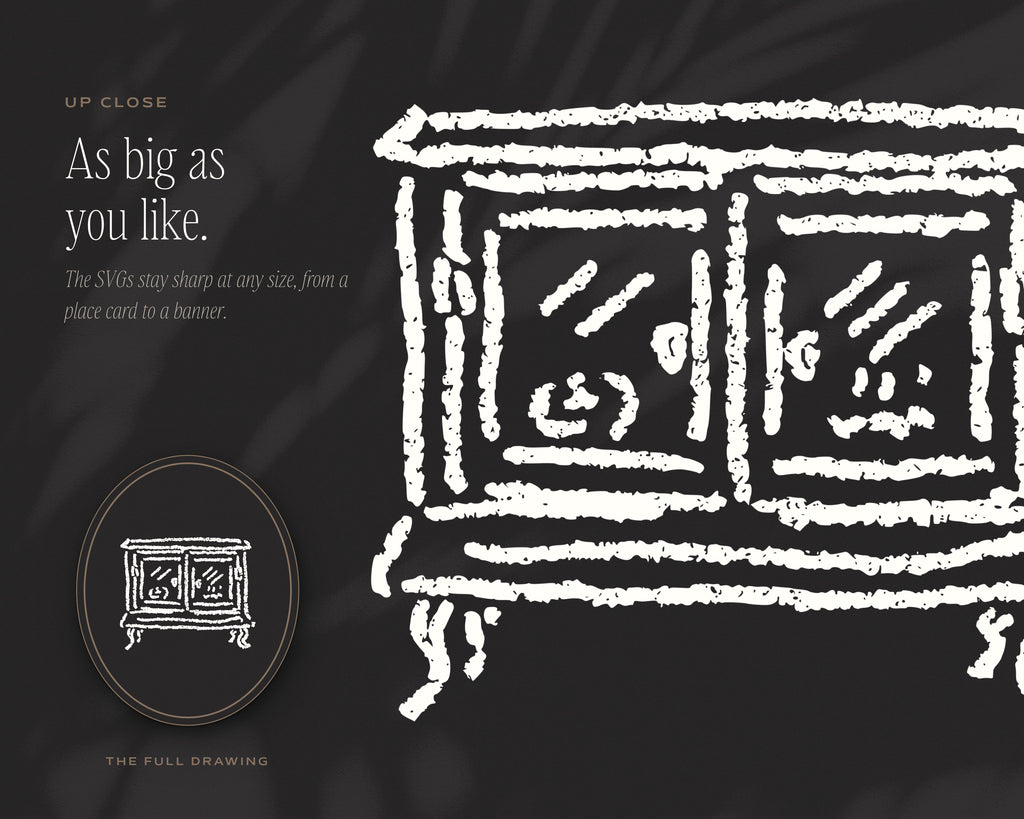 Cabinet of Curiosities Doodle Pack, up close