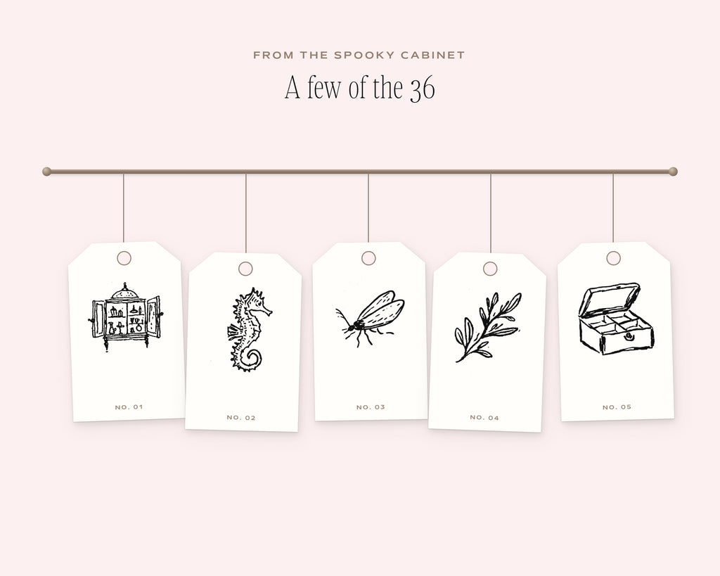 Cabinet of Curiosities Doodle Pack, on the rail