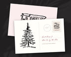 Camping Doodle Pack, postcard