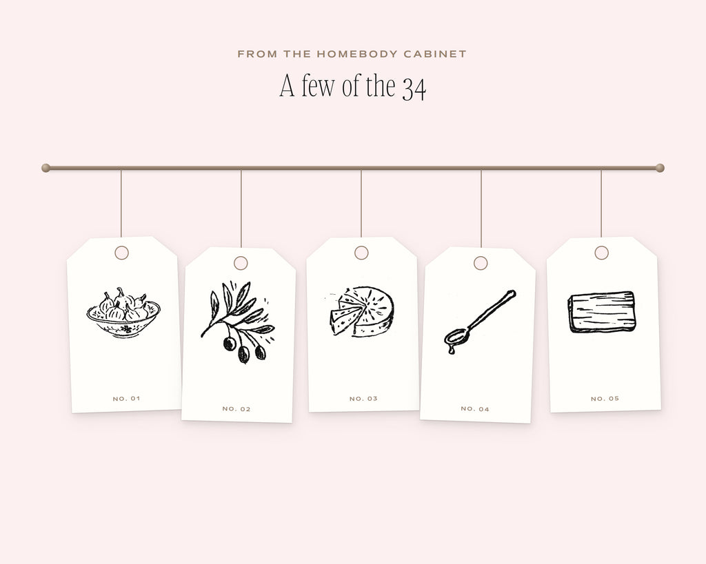 Charcuterie Doodle Pack, on the rail