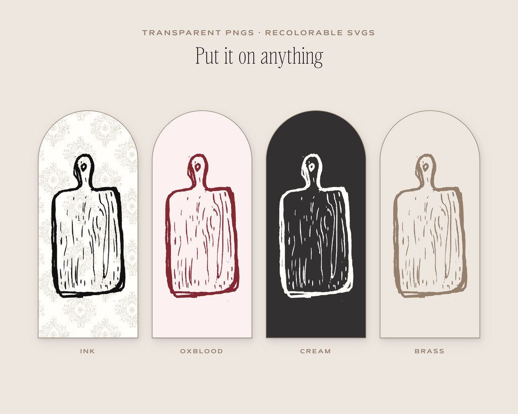 Charcuterie Doodle Pack, put it on anything