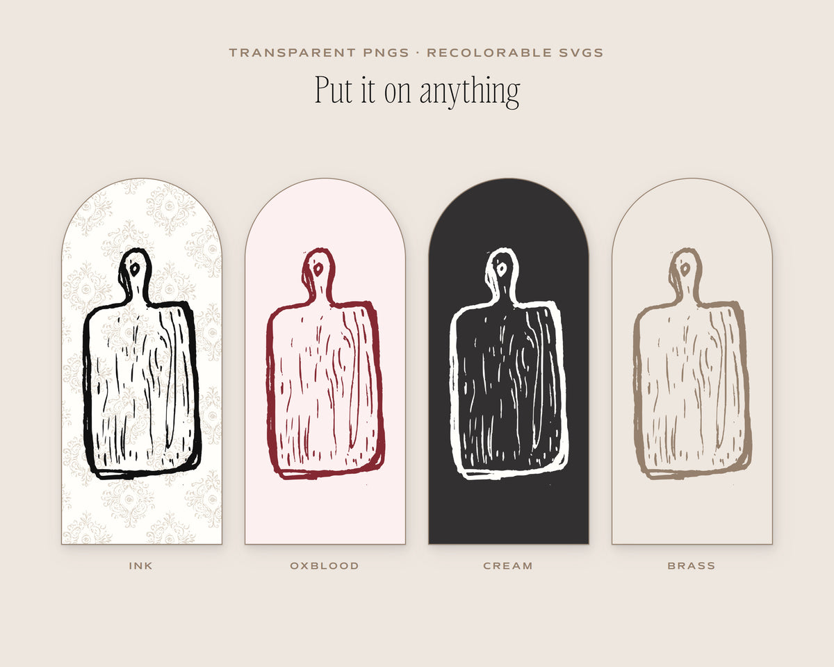 Charcuterie Doodle Pack, put it on anything