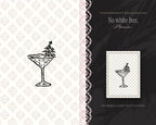 Christmas Cocktails Doodle Pack, no white box