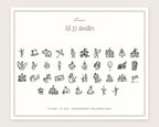 Circus Doodle Pack, everything in the set