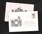 Classic Christmas Doodle Pack, postcard