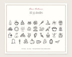 Classic Halloween Doodle Pack, everything in the set