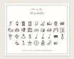 Cleaning Day Doodle Pack, everything in the set