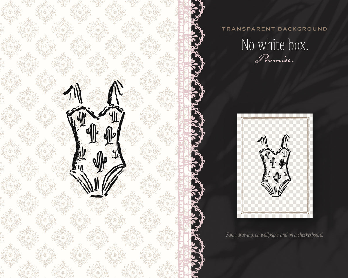 Coastal Cowgirl Doodle Pack, no white box